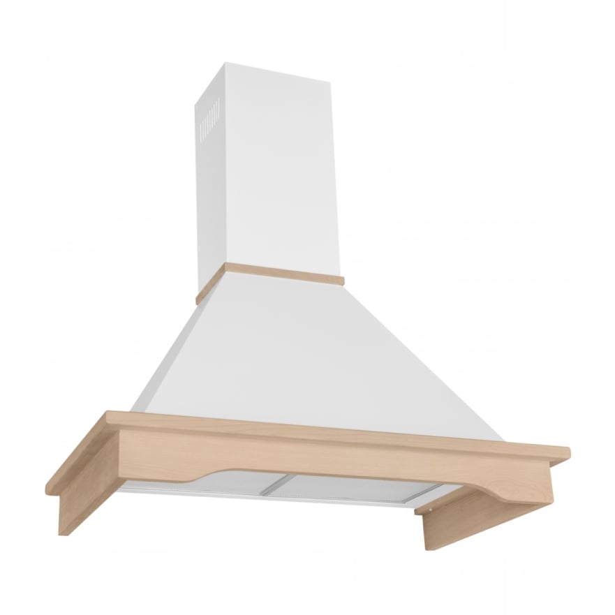 Okap Toflesz Rustical Country Biały Mat 60 – Elegancja w rustykalnym stylu