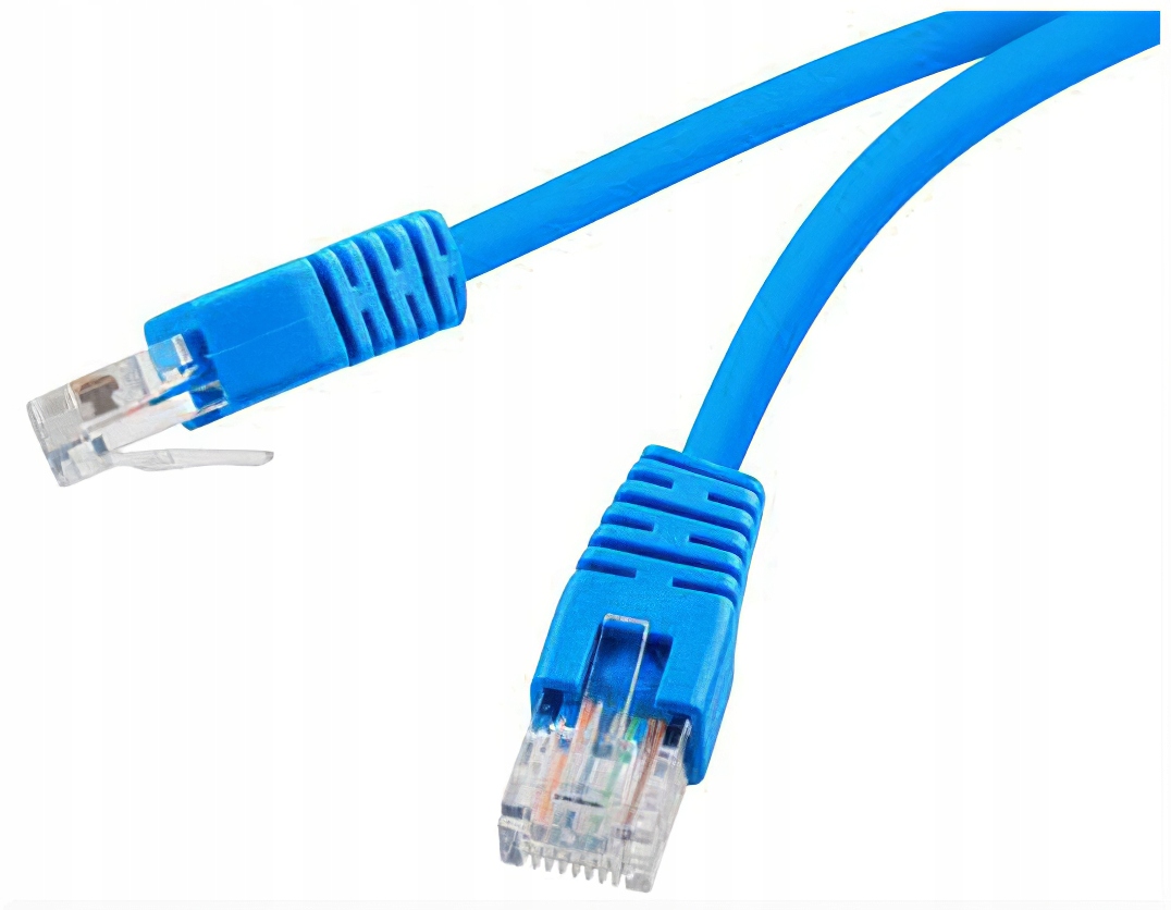 Kabel sieciowy Gembird U/UTP 0,25 m - Niezawodne połączenie w niebieskim kolorze
