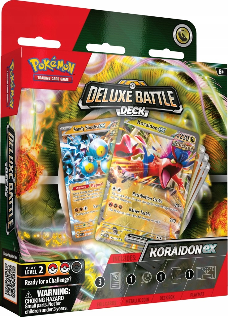 Karty Deluxe Battle Deck Koraidon – Rozpocznij swoją przygodę z Pokémonami!