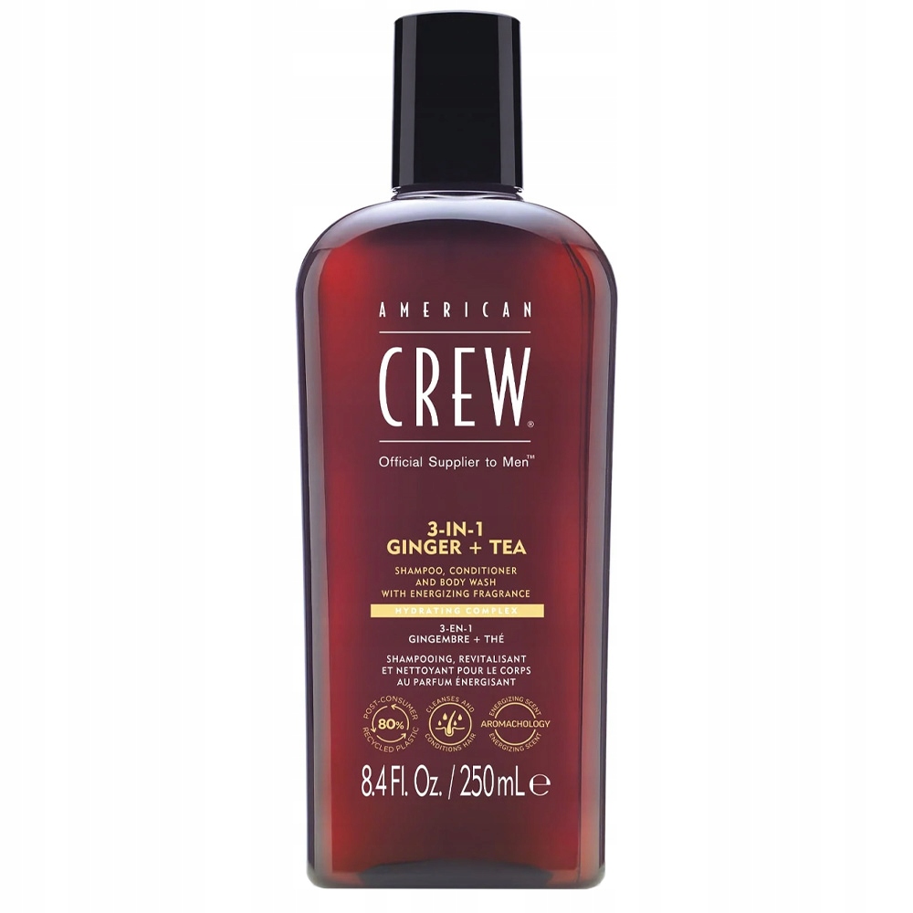 Męski szampon, żel pod prysznic i odżywka w jednym