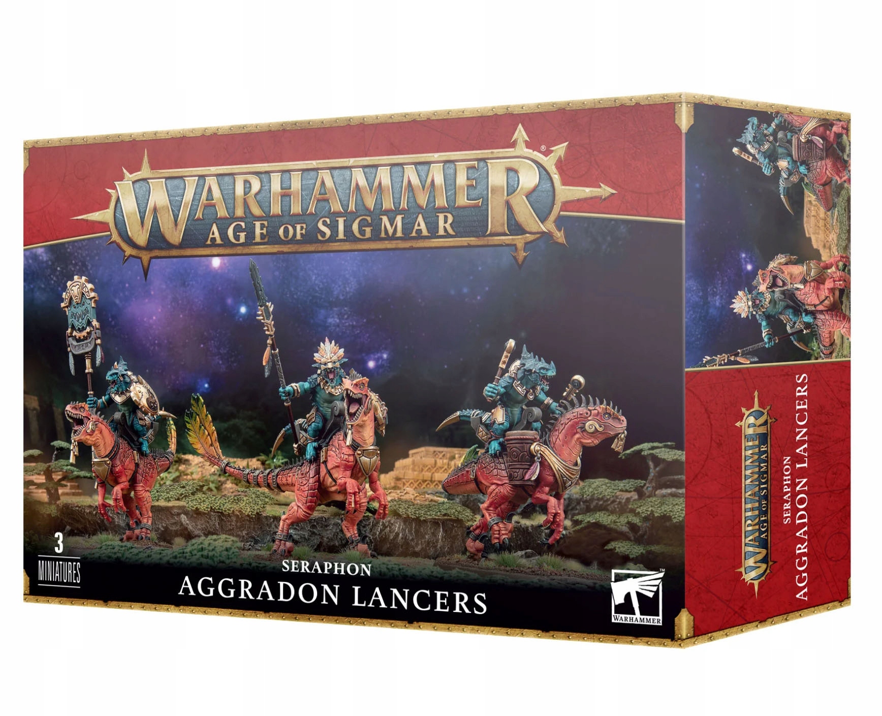 Warhammer Age of Sigmar Seraphon: Aggradon Lancers – Potężna kawaleria do Twojej armii