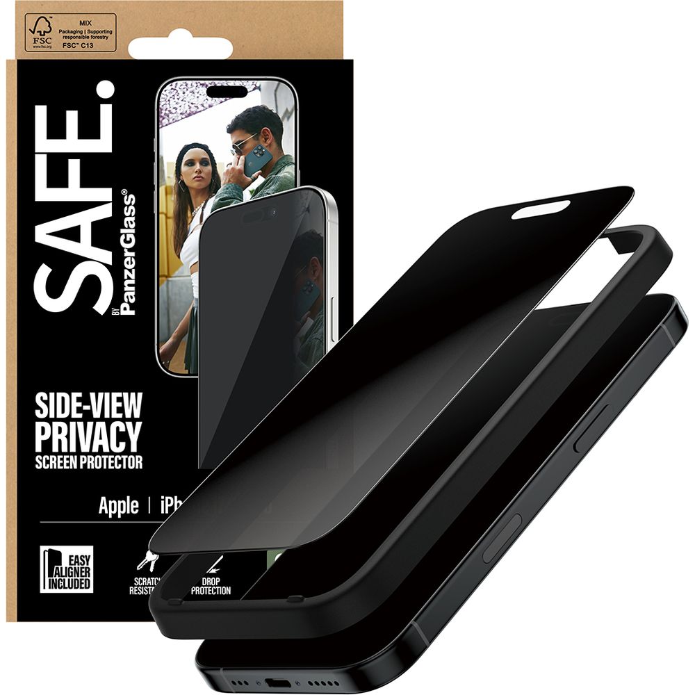 SAFE Privacy Schutzglas do iPhone 17/16 Pro/UWF – Ochrona Twojego ekranu