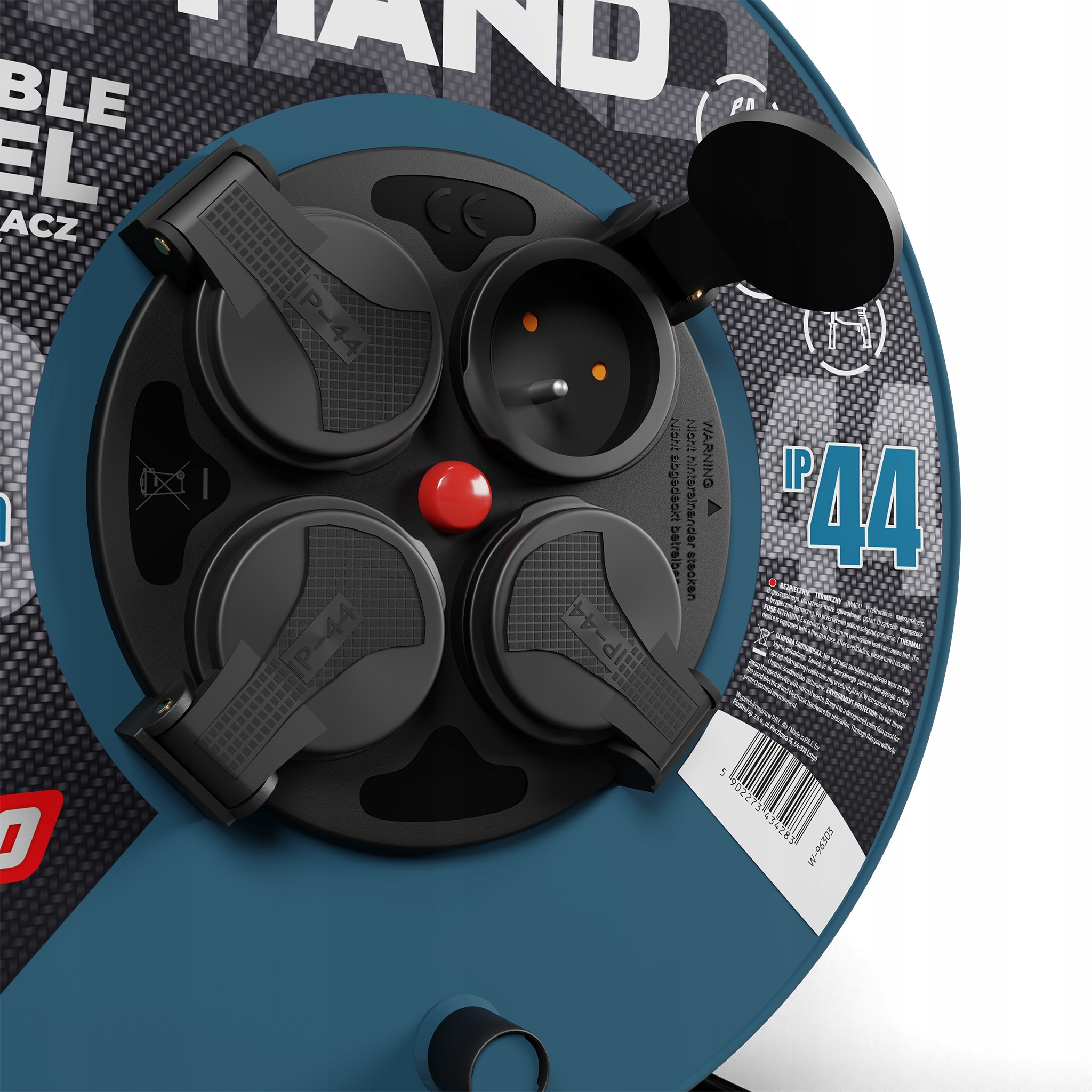 Plastrol HAND PRZEDŁUŻACZ BĘBEN 50m – Niezawodne źródło zasilania