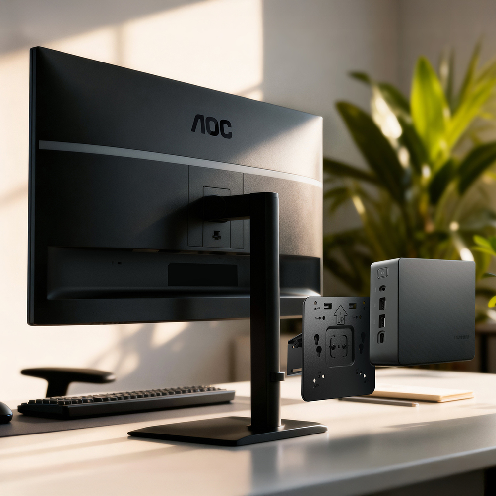 Inteligentny montaż dla czystego stanowiska pracy