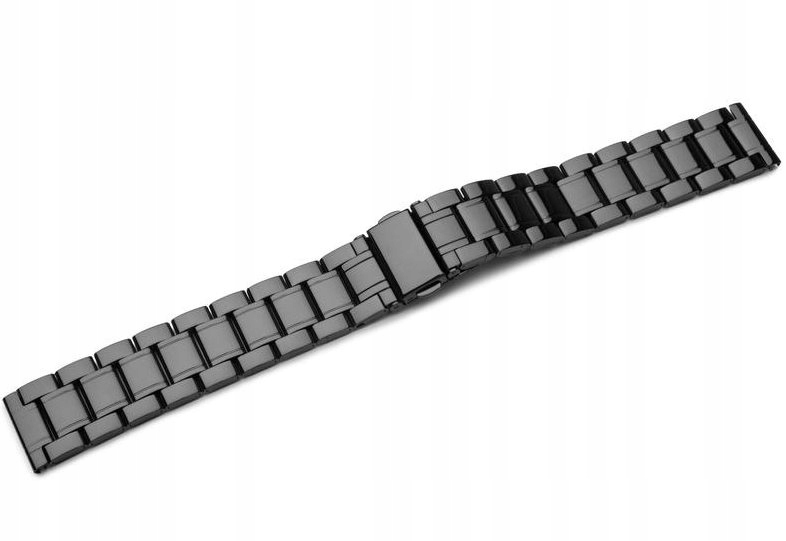 Bransoleta stalowa do zegarka 12 mm Connect M1-12 BK czarna prosta – Elegancja i styl