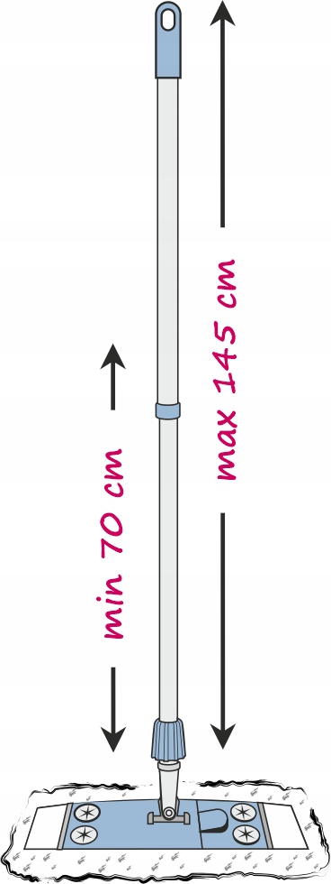 Szczotka teleskopowa 47x17cm Magnetic – Idealne rozwiązanie do sprzątania
