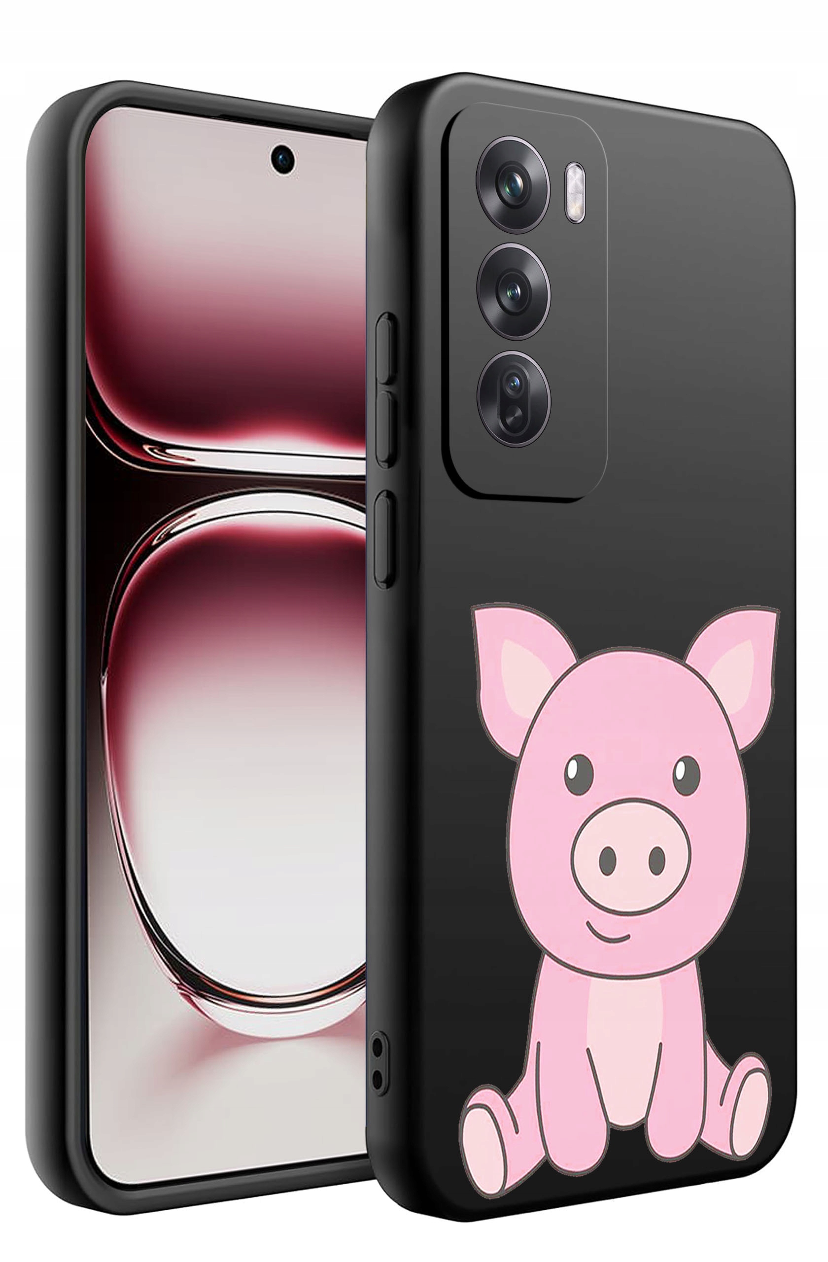 Etui silikonowe Matt Case do Oppo Reno 12 5G – Styl i ochrona w jednym