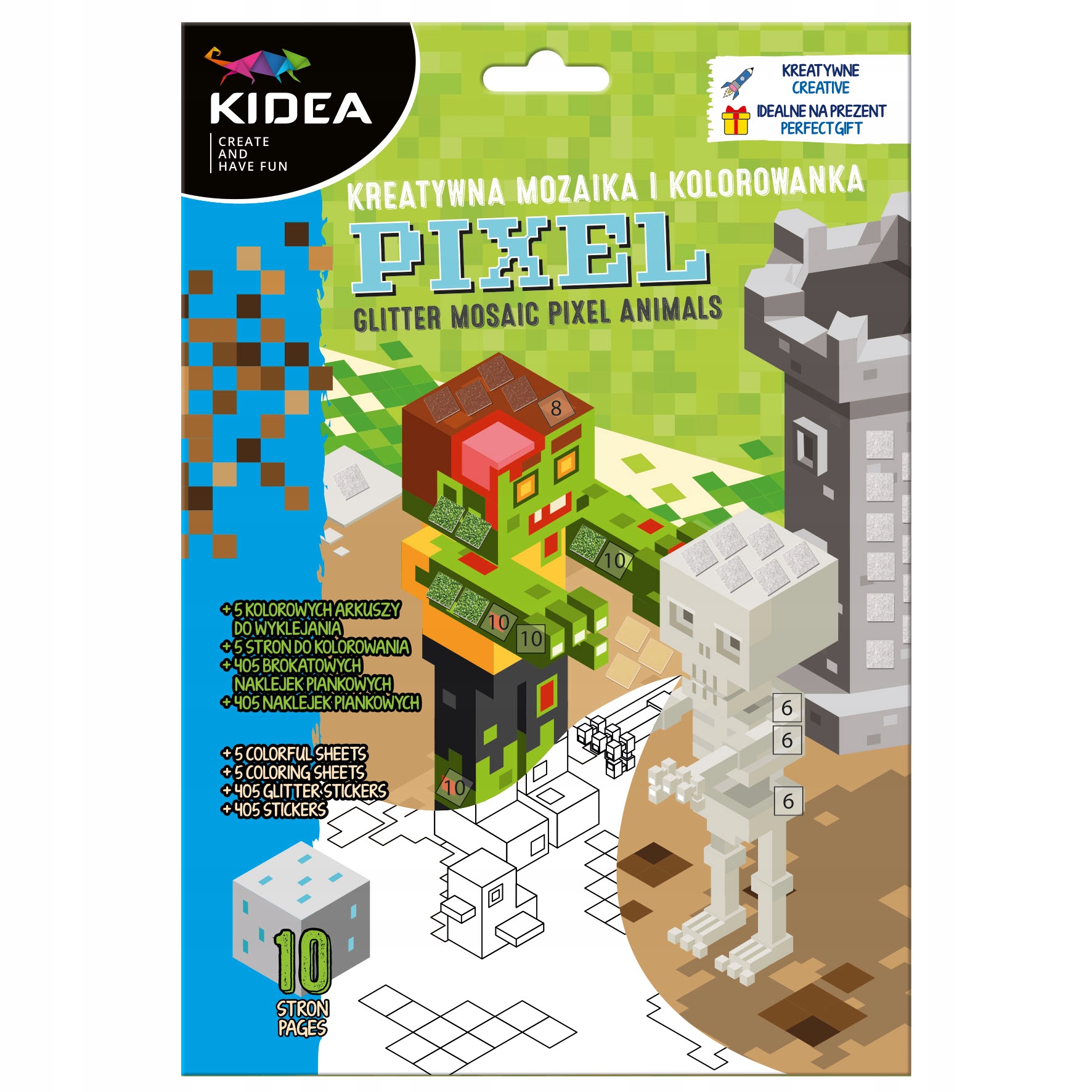 Derform ZEST KREAT MOZAIKA PIAN PIXEL KIDEA – Kreatywna zabawa dla dzieci
