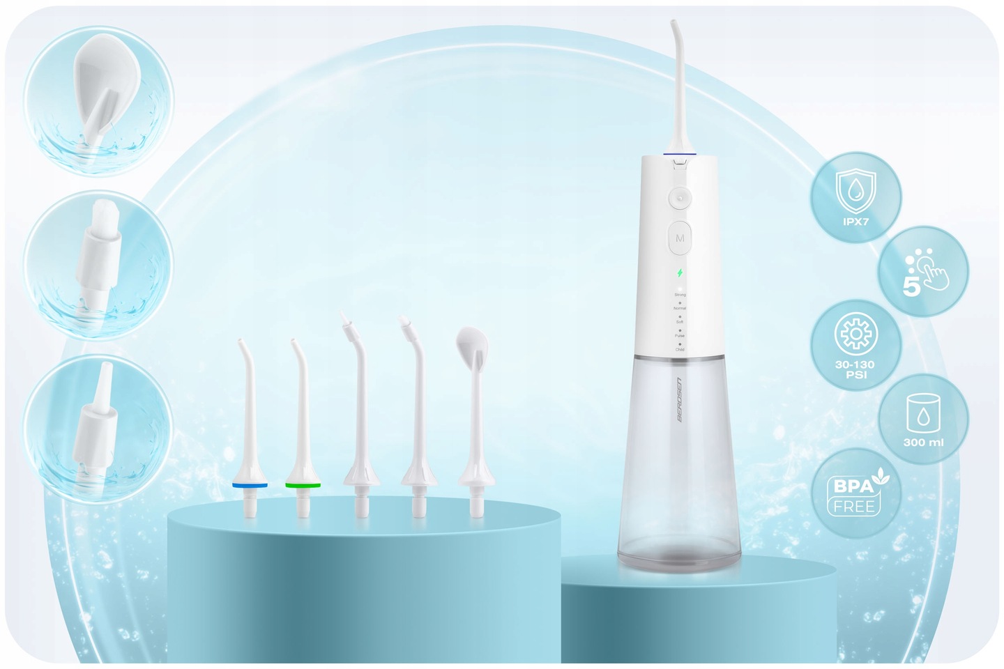 Irygator do zębów bezprzewodowy dentystyczny BD-210 – Twoje codzienne wsparcie w higienie jamy ustnej