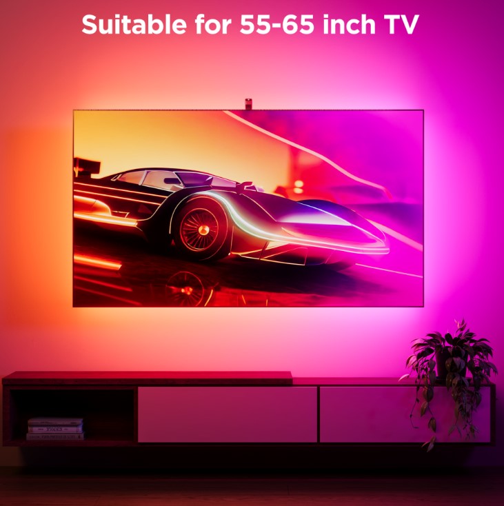 Łatwa instalacja – Taśmy LED do telewizorów 55-65 cali