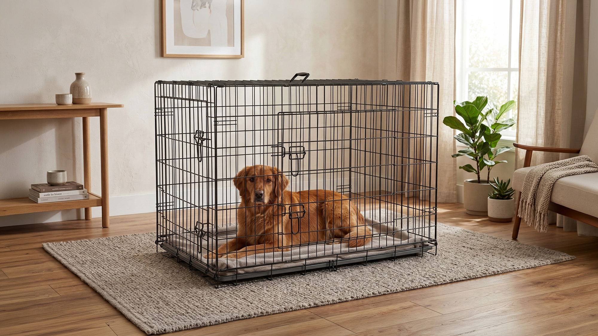 Metalowa klatka dla psa REBEL ANIMALS – Komfort i bezpieczeństwo dla Twojego pupila