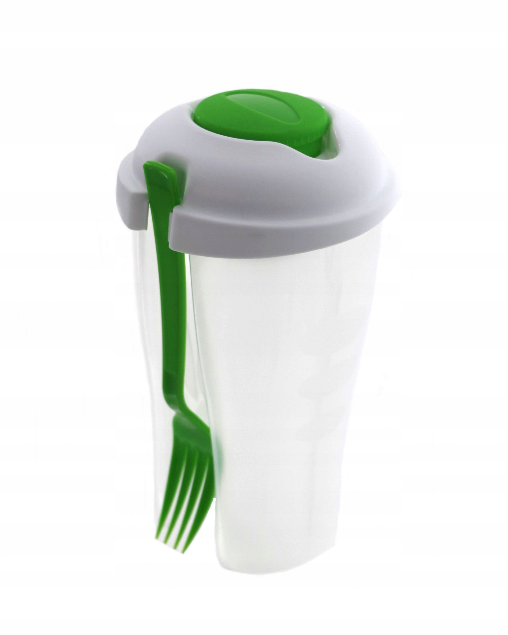 Plastikinė maisto dėžutė salotoms z szforkiem – Idealne rozwiązanie na zdrowe posiłki