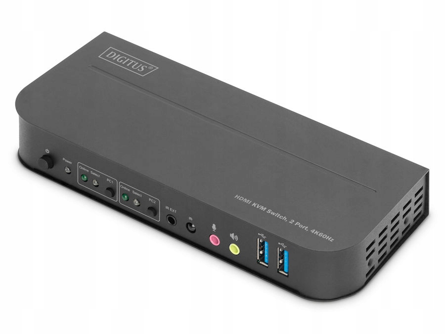 Przełącznik KVM Digitus DIGITUS KVM Switch 2x1 HDMI – Wydajność i wygoda w jednym