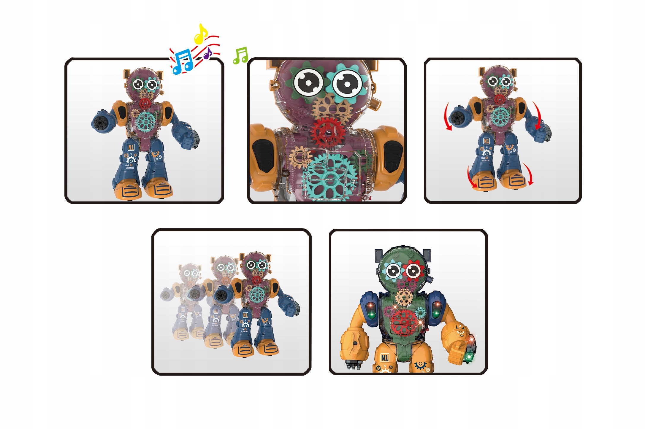 Chodzący robot Trybik – Interaktywna zabawka dla małych odkrywców