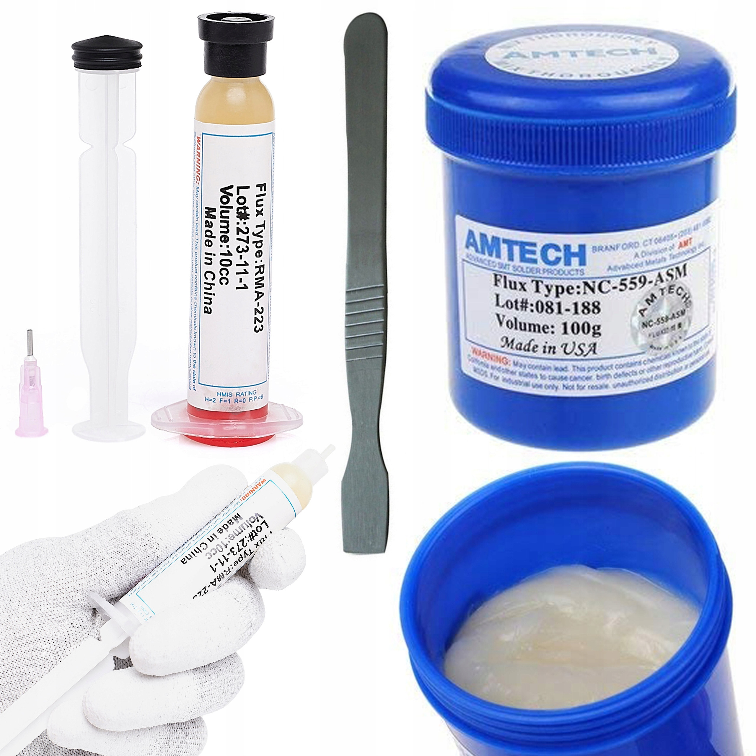 Zestaw do Lutowania Pasta Amtech NC-559-ASM UV 100g – Profesjonalne rozwiązanie dla majsterkowiczów