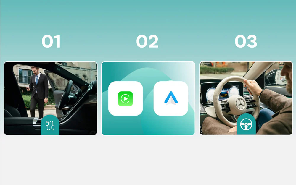 Bezprzewodowe CarPlay i Android Auto – komfort i nowoczesność w zasięgu ręki