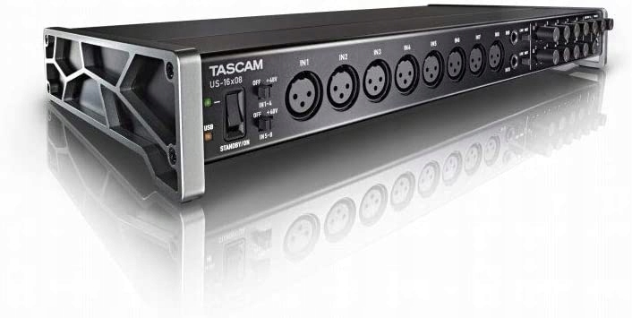 Tascam US-16x08 – Profesjonalny interfejs audio USB z MIDI