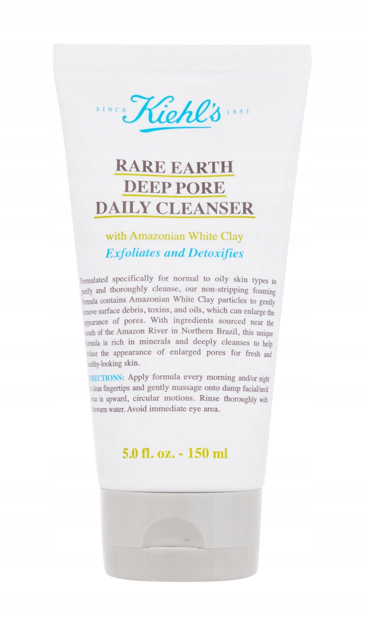 Czysta skóra i zmniejszone pory dzięki białej glince z Amazonki