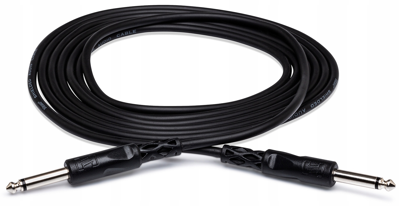 Kabel Jack 6.3mm - Jack 6.3mm 3.05m czarny (CPP-110) – Idealne rozwiązanie audio