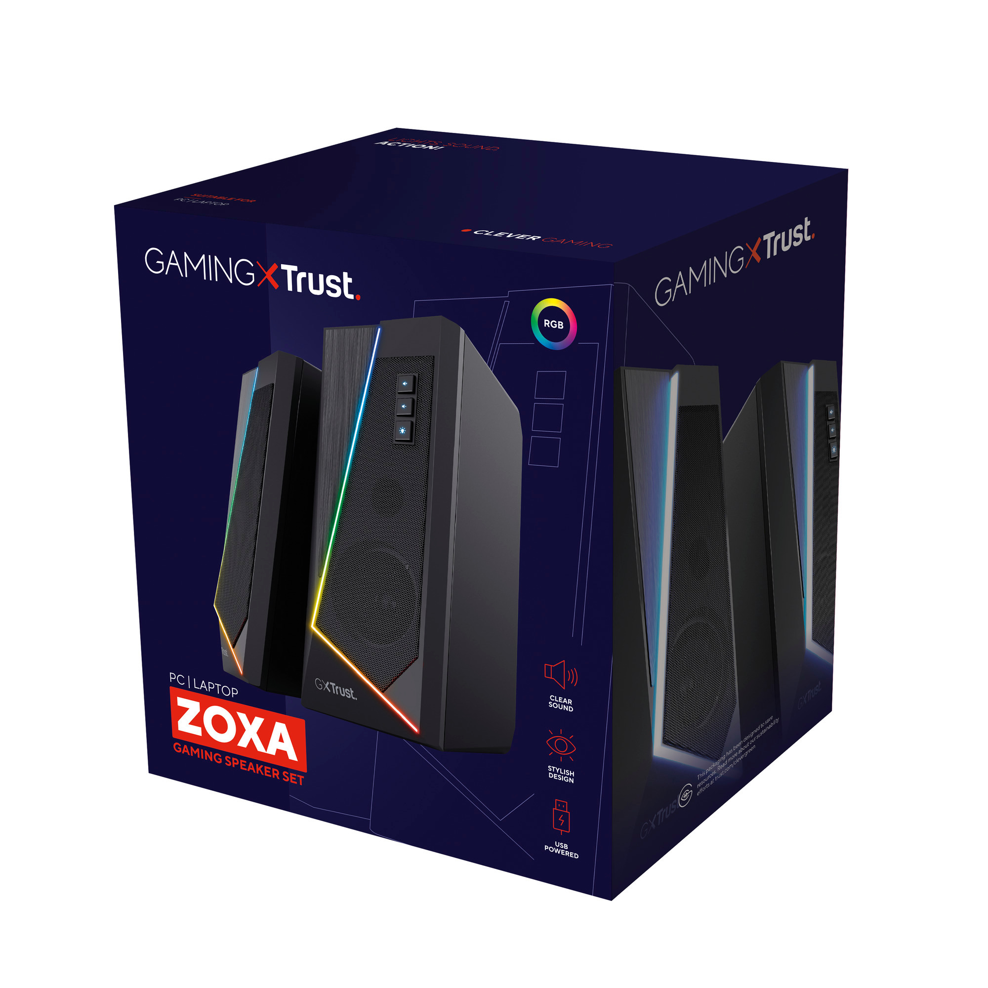 Kluczowe cechy głośników Trust GXT 609 ZOXA