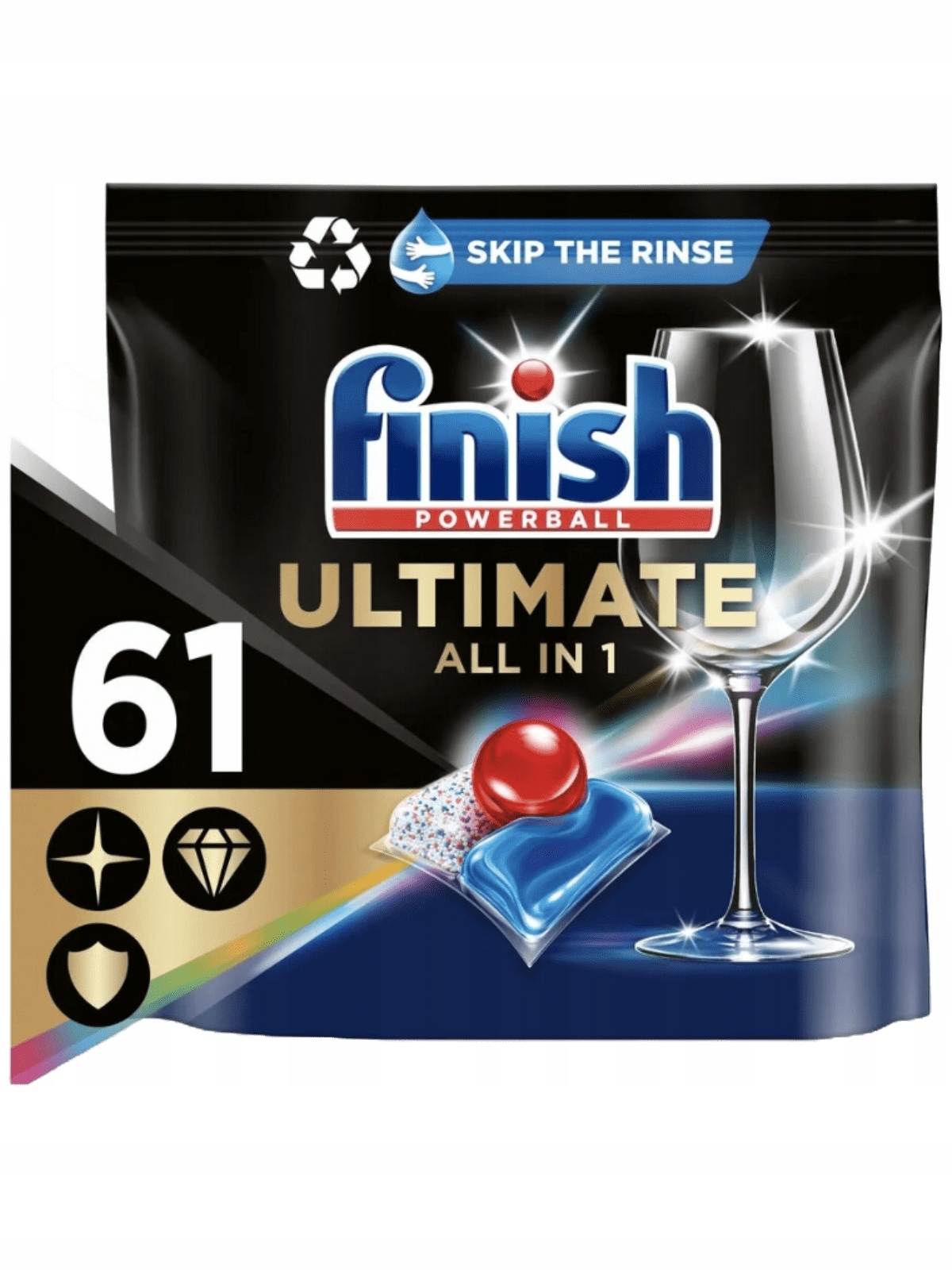 Tabletki do zmywarki FINISH Ultimate All in One – Doskonała czystość i blask naczyń