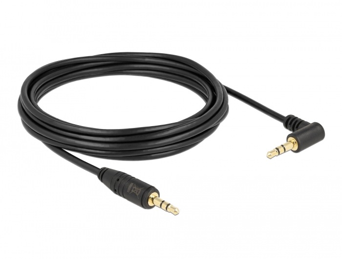Kabel audio Delock 3.5mm - Jack 3.5mm 5m czarny