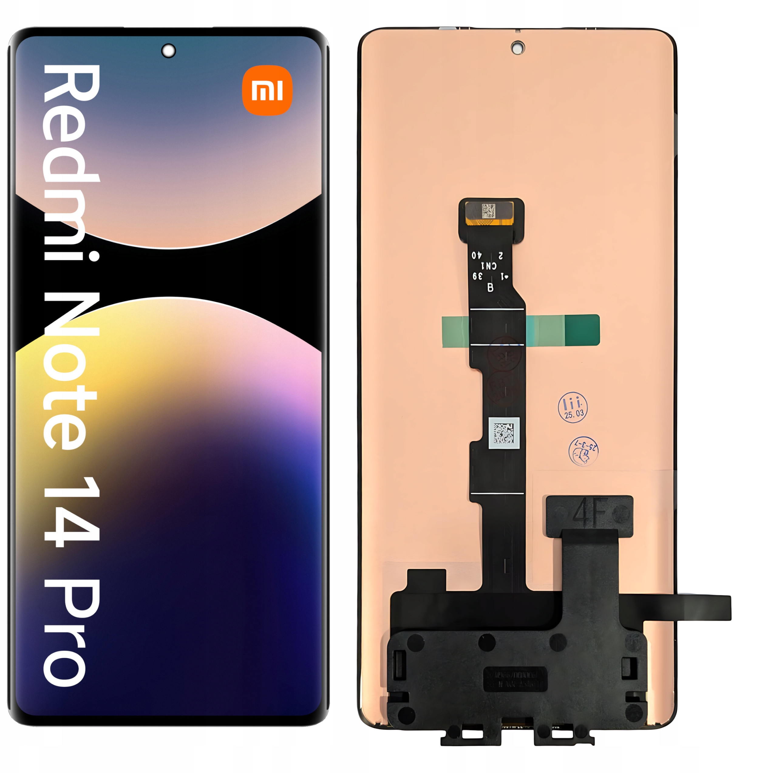Wyświetlacz Ekran LCD Szybka Dotyk do Xiaomi Redmi Note 14 Pro 4G OLED – Idealne rozwiązanie dla Twojego telefonu