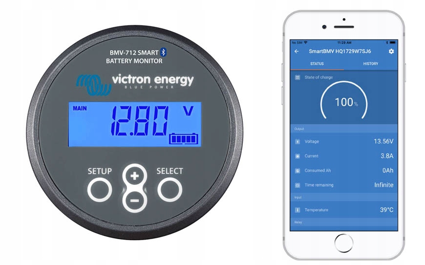 Synchronizacja danych z aplikacją VictronConnect