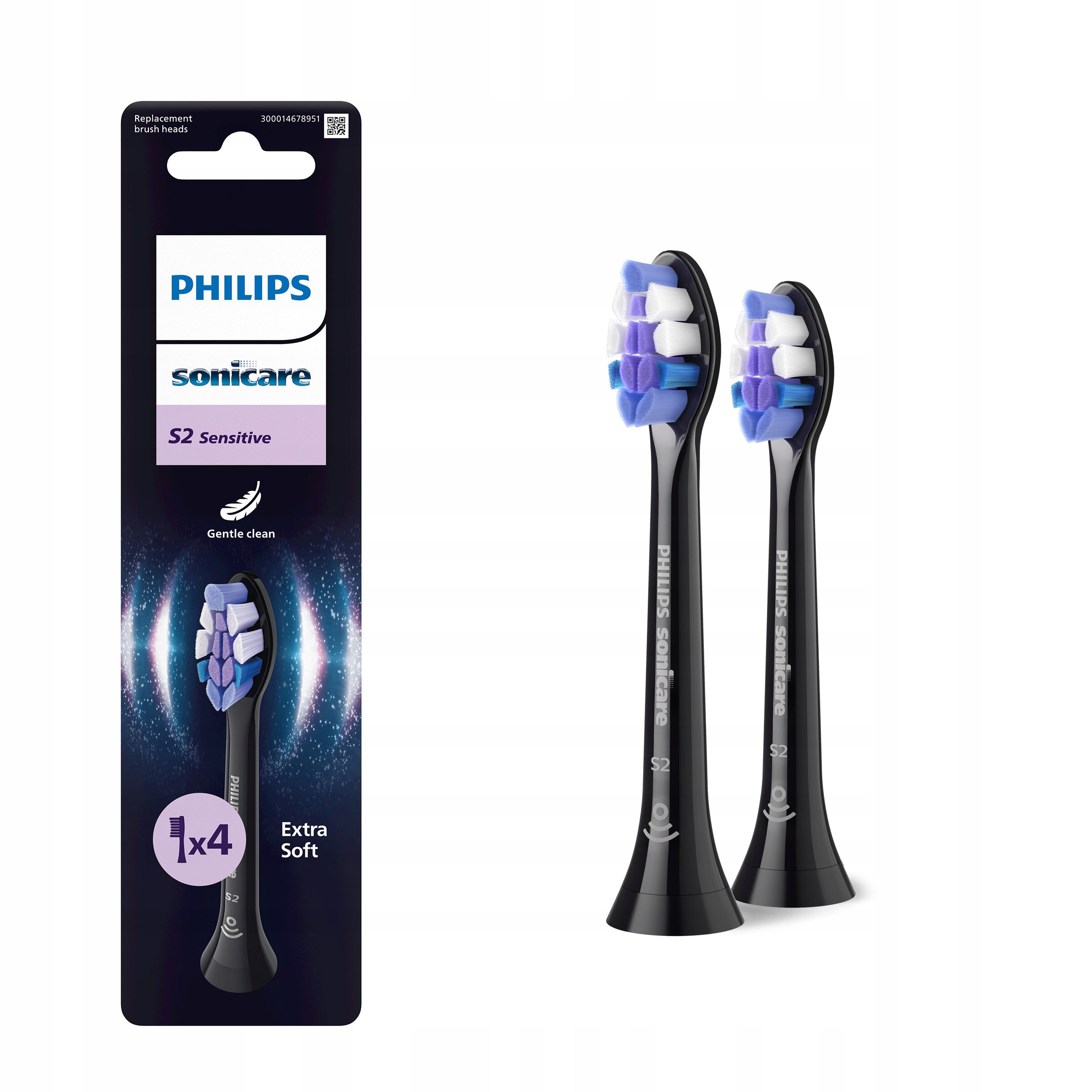 Końcówka szczoteczki Philips Sonicare Sensitive Standard HX6052/88 – Delikatna pielęgnacja zębów