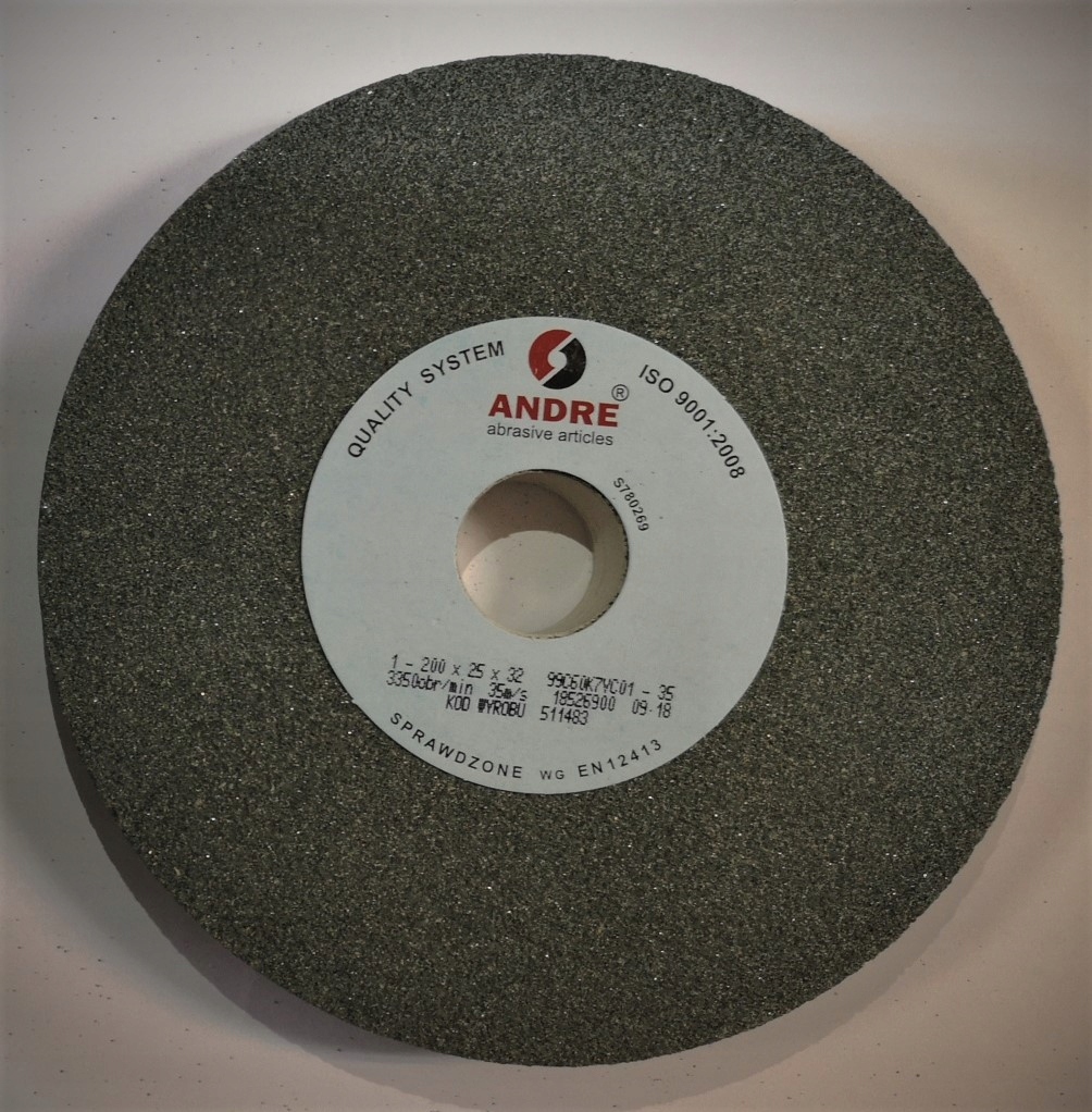 ANDRE ŚCIERNICA PŁASKA 200mm x 25mm x 32mm 99C60K7VC01-35 ZIELONA*