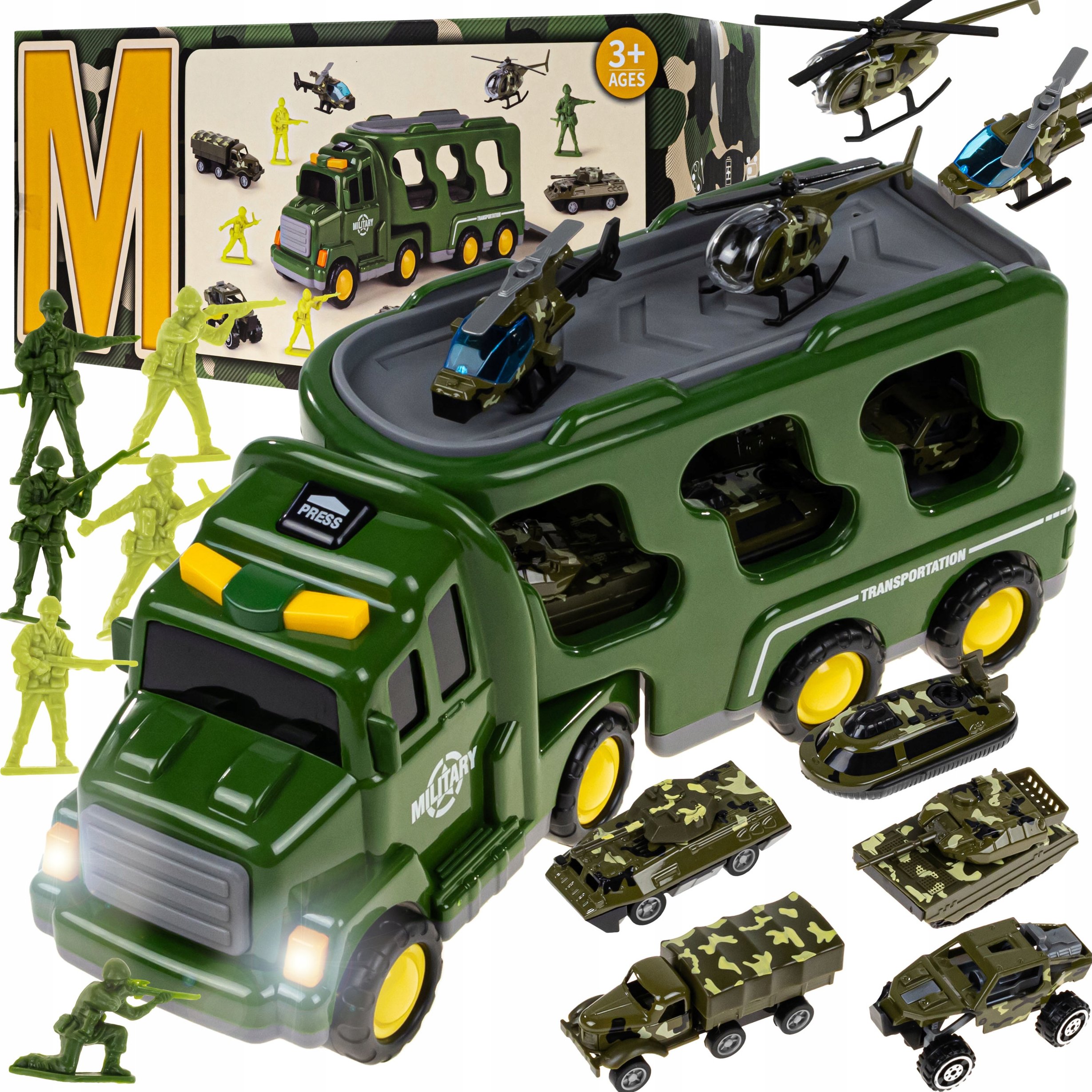 Transporter Wojskowy Zestaw Militarny Dla Dzieci – Przygoda w świecie armii