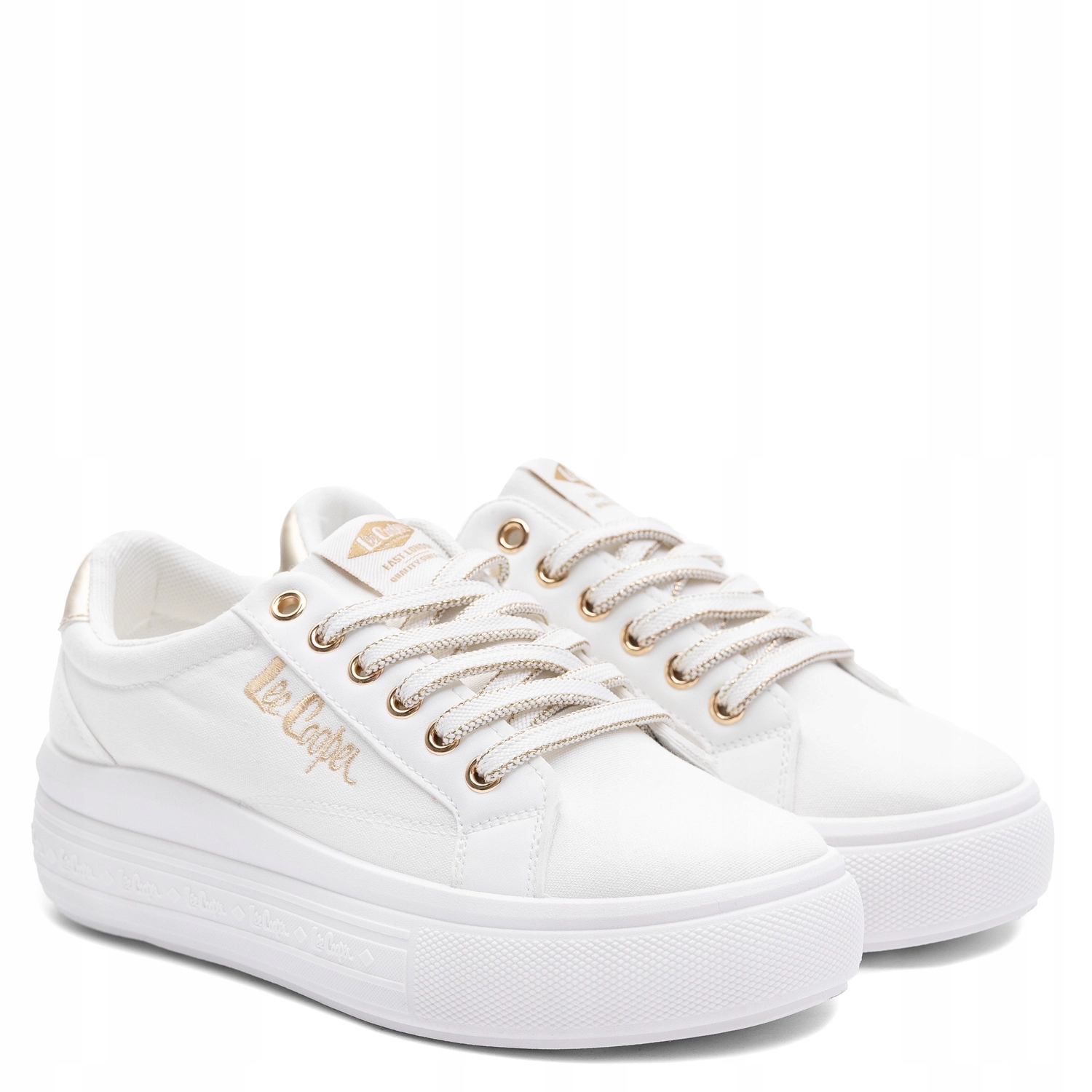 Buty damskie Lee Cooper białe LCW-26-44-4478L – Styl i komfort na co dzień