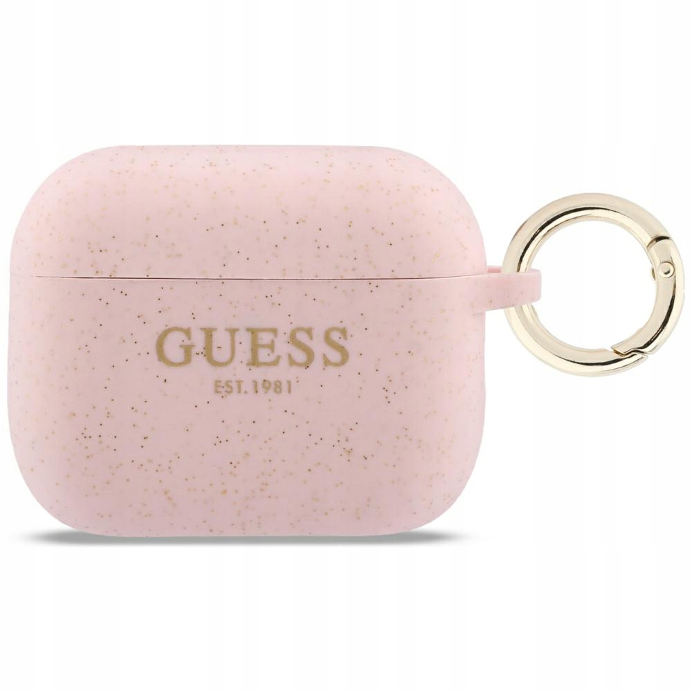 Etui Guess Silicone Glitter Ring do Apple AirPods Pro 3 – Stylowy i funkcjonalny dodatek