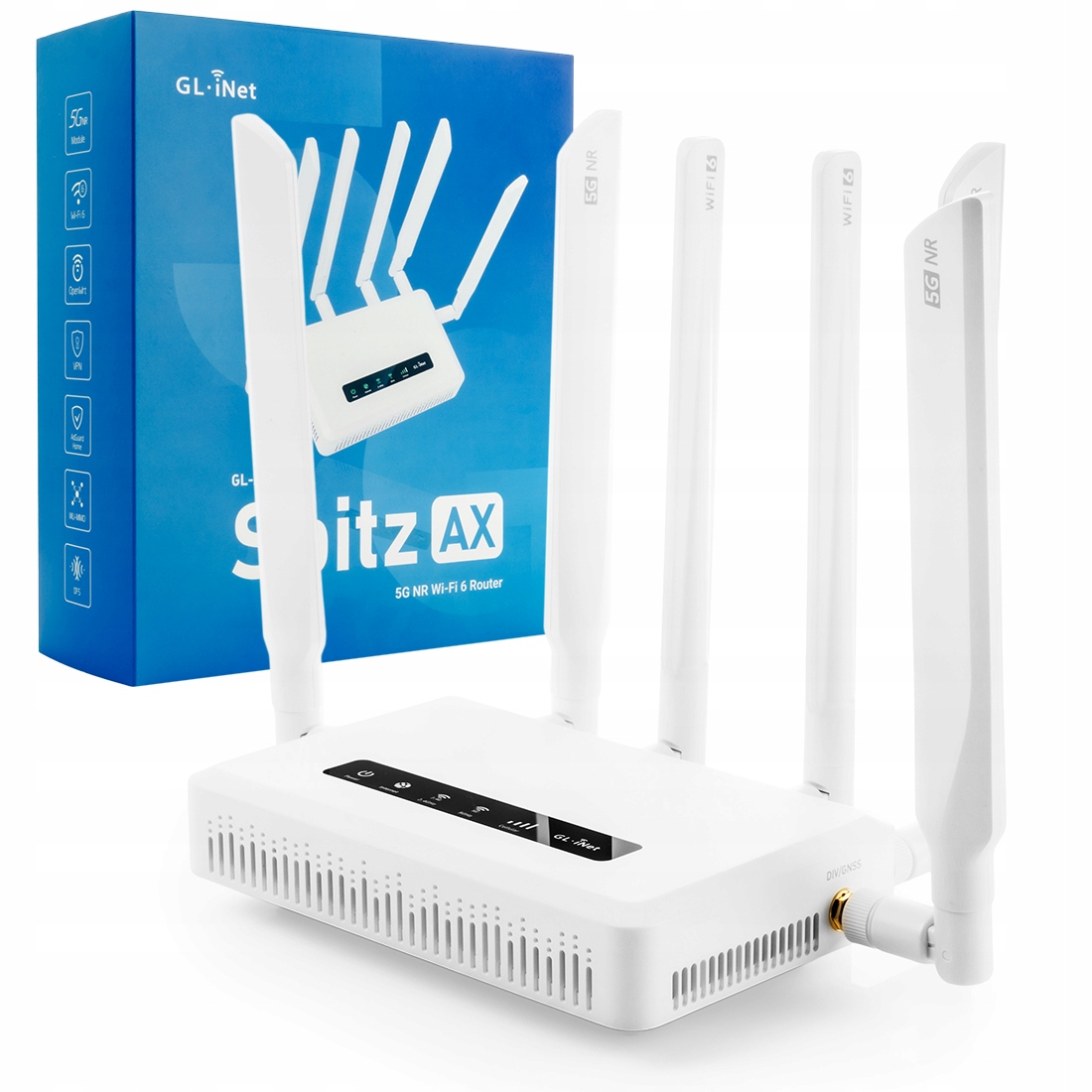 GL.iNet GL-X3000 Router 5G Wi-Fi 6 Multi-WAN Dual-SIM – Nowoczesne rozwiązanie dla stabilnego internetu