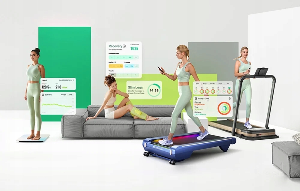 Zintegrowana powierzchnia robocza – Pracuj i ćwicz jednocześnie