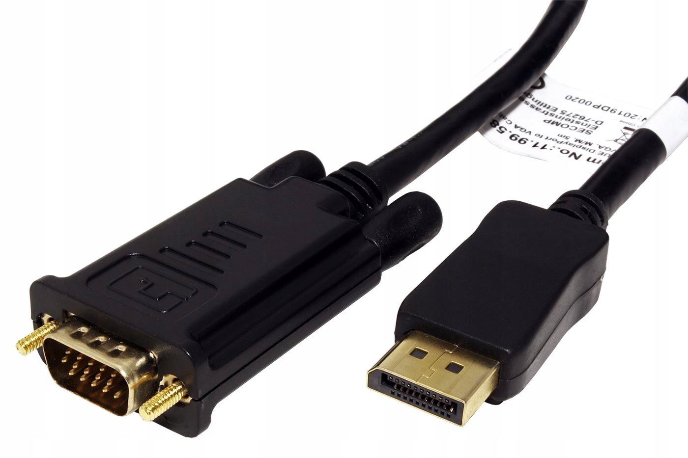 Złącza: DisplayPort M i VGA M