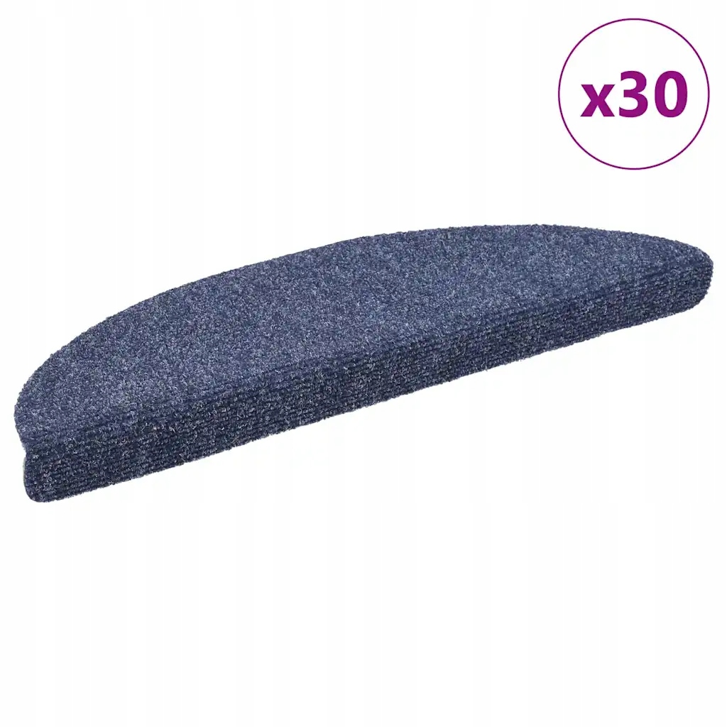 Maty na schody samoprzylepne 30 szt. Niebieskie 56x17x3 cm – Bezpieczeństwo i styl w Twoim wnętrzu