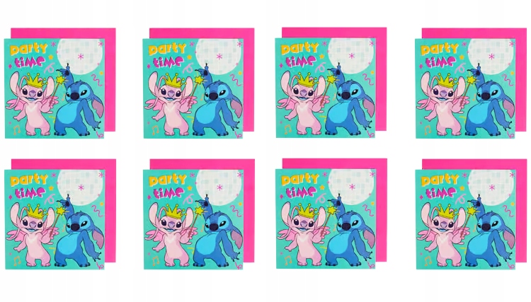 Zawartość opakowania: 6 zaproszeń i 6 kopert