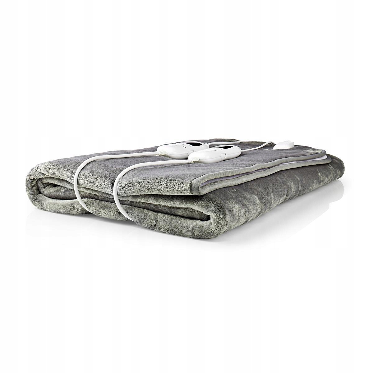 Koc elektryczny Nedis PEBL130CWT2 – Komfortowe ciepło dla dwojga