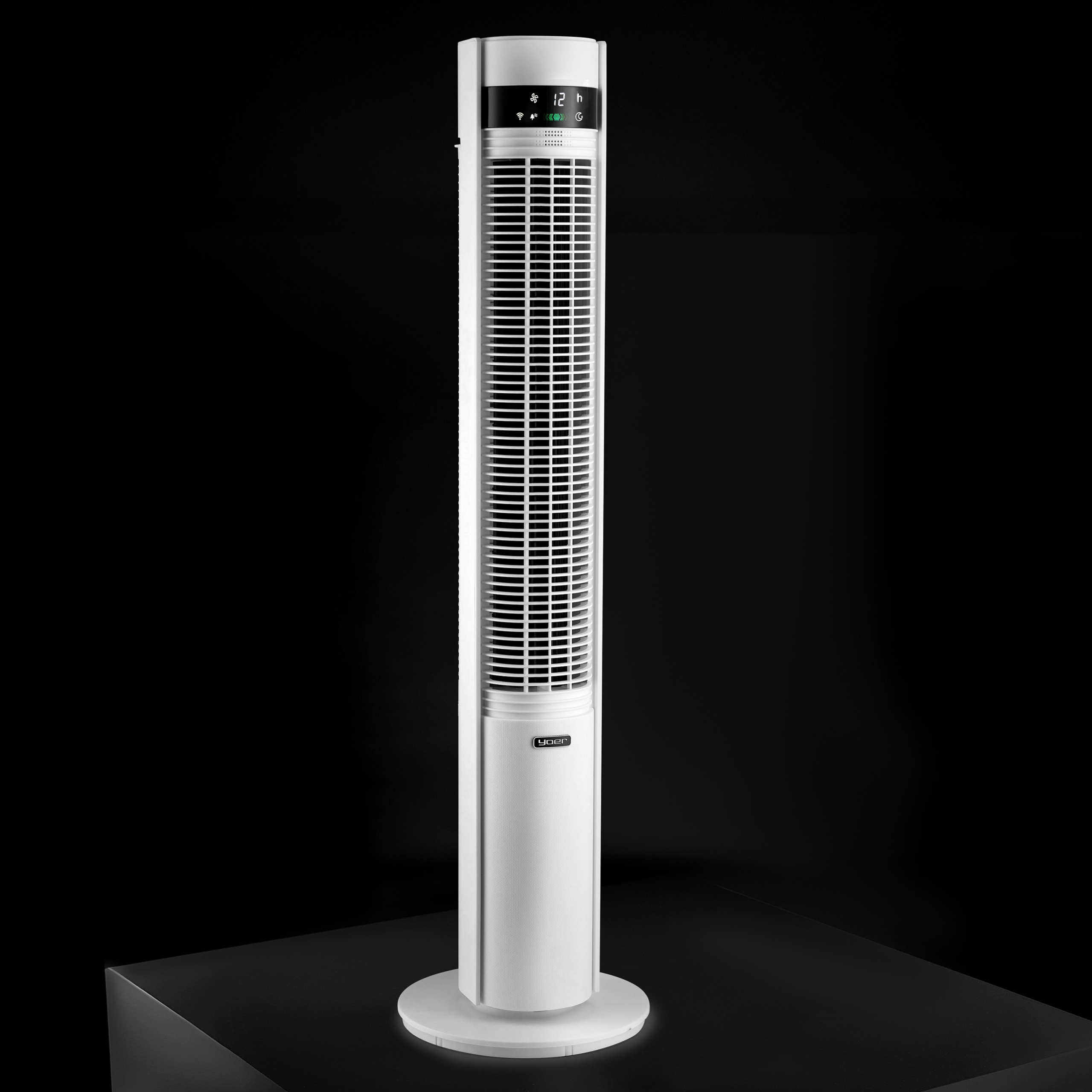 Cichy Wentylator Kolumnowy Podłogowy Yoer CoolWhisper TF07W – Naturalny Wiatr z Jonizacją