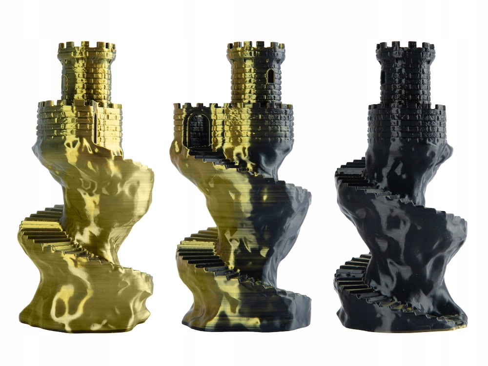 Efekt zmiany kolorów – Unikalne przejścia barw w jednym filamencie