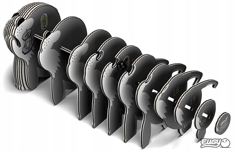 Zestaw do samodzielnego złożenia – ponumerowane elementy i nietoksyczny klej