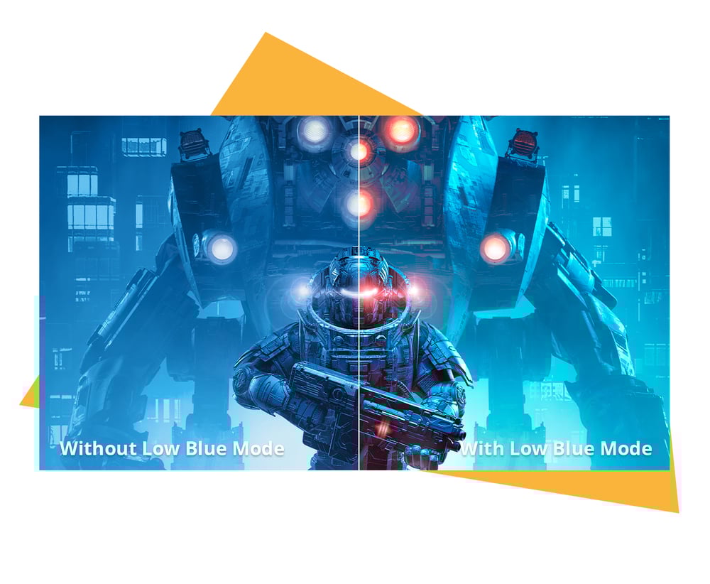 Technologia Low Blue Light dla komfortu oczu