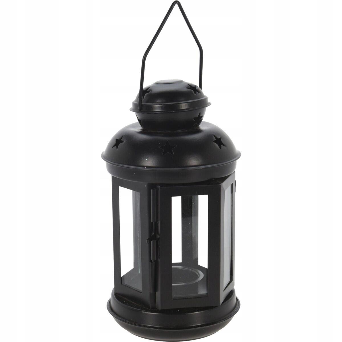 Świecznik NA TEA LIGHT latarenka 20CM czarna – Elegancka dekoracja do Twojego wnętrza