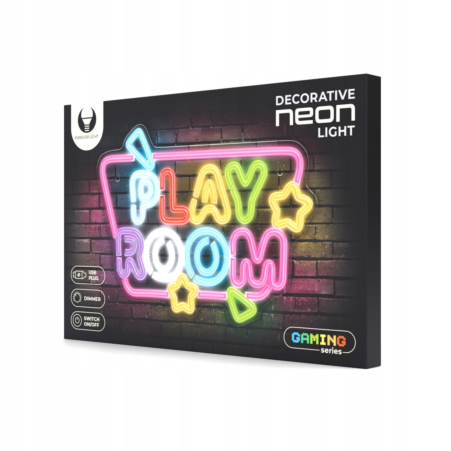 Neon PLEXI LED Playroom multikolor FPNE39 – Stwórz wyjątkowy klimat w swoim gamingowym świecie