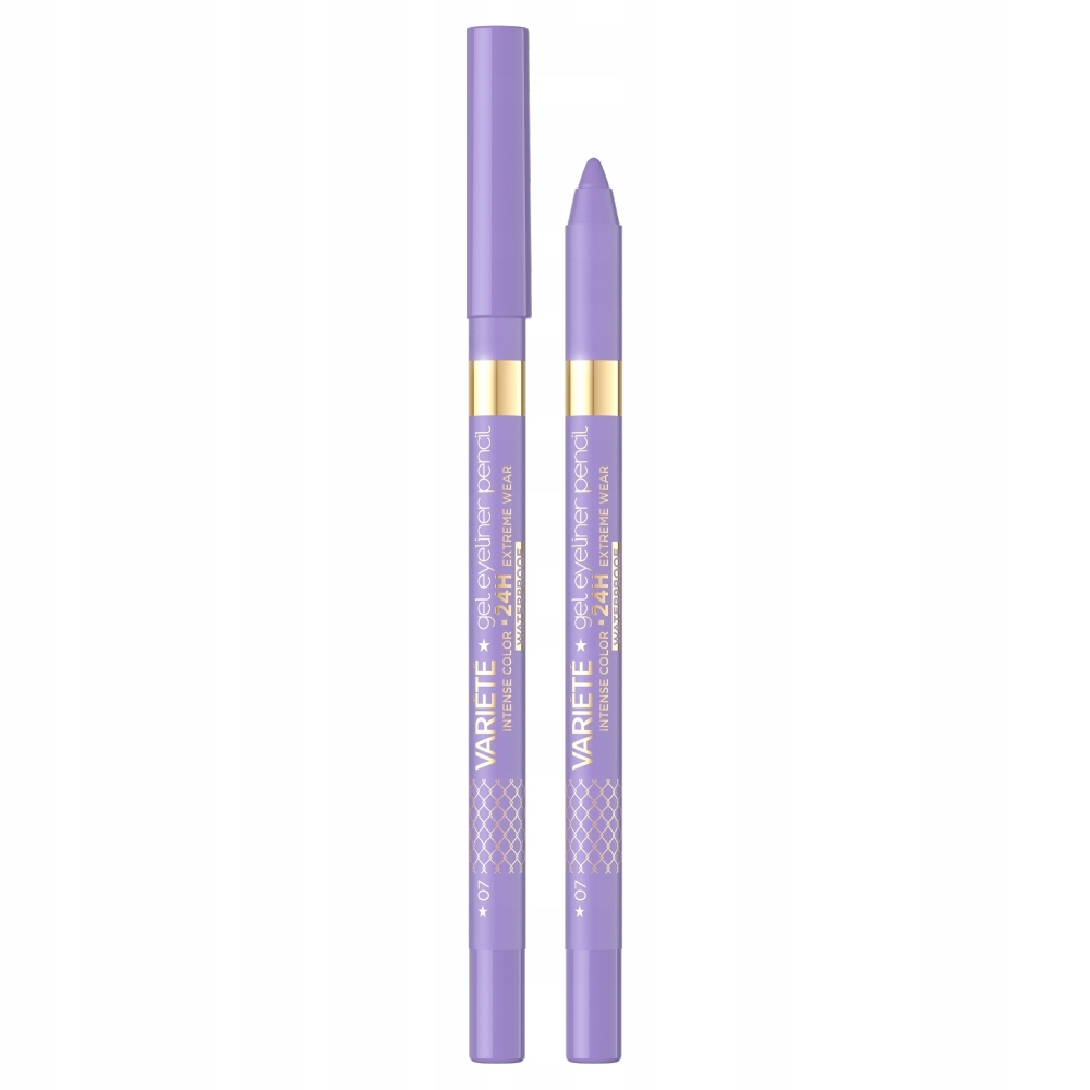 Variete wodoodporna żelowa kredka do oczu 07 Lavender – Idealny wybór dla perfekcyjnego makijażu