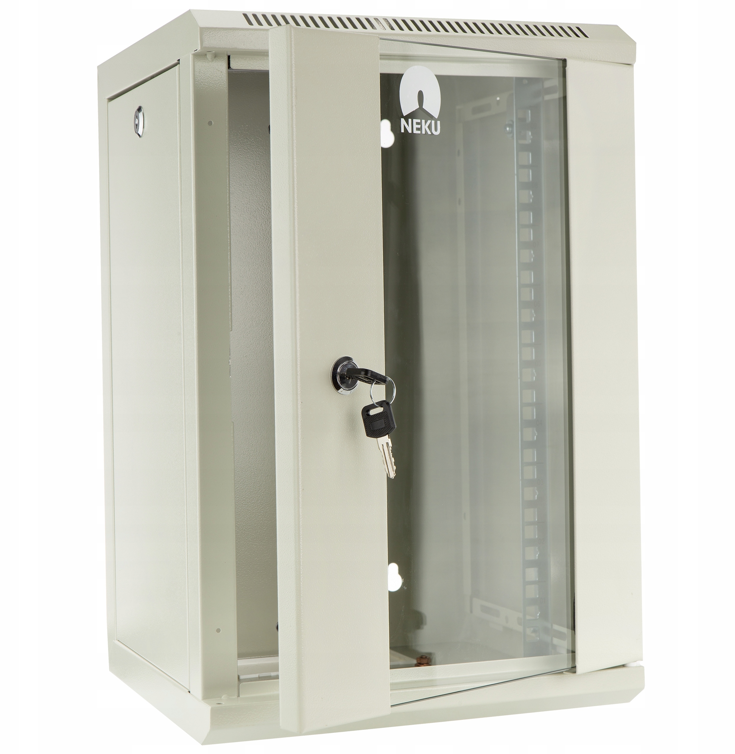 Szafa wisząca RACK 10 cali 9U 300mm szara NEKU TS – Idealne rozwiązanie dla Twojej infrastruktury