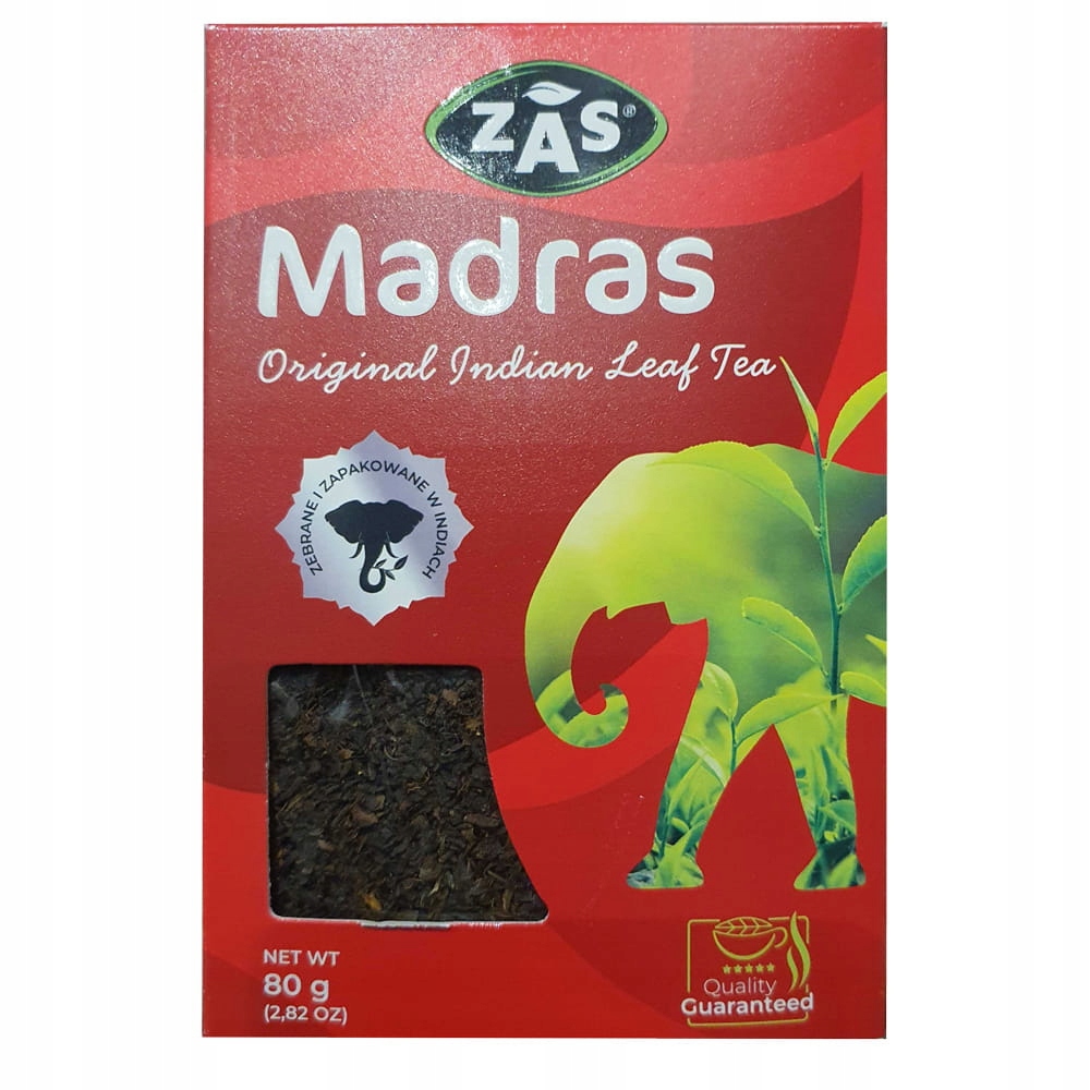 Herbata czarna Madras liściasta 80 g – Egzotyczna podróż smaków Indii