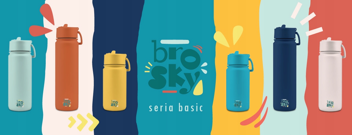 Praktyczność i styl w jednym – Butelka Brosky Basic