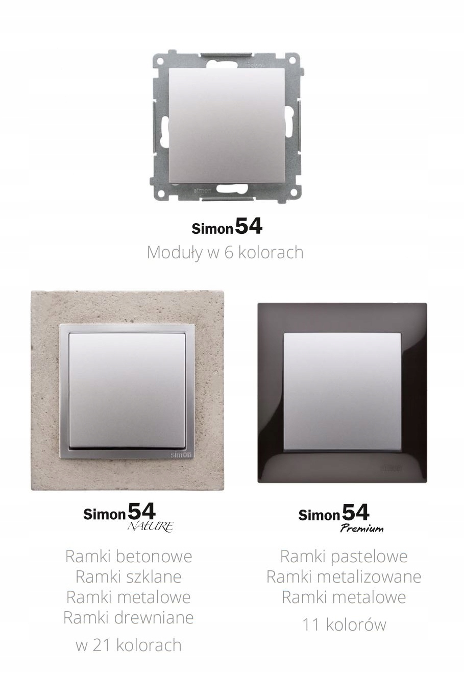 Elegancki design i różnorodność kolorów